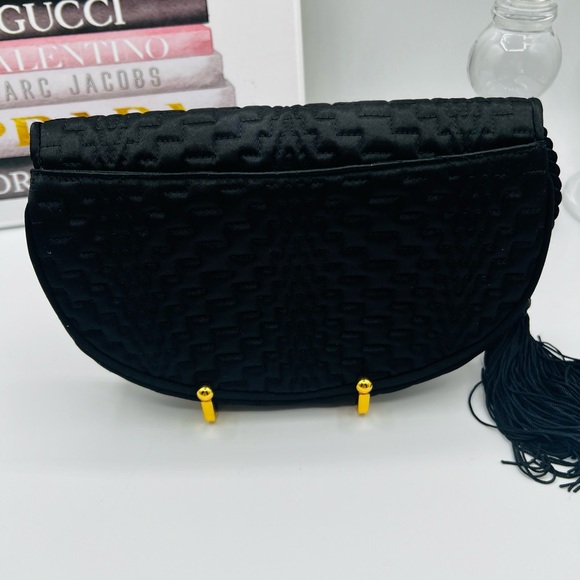 Bally Vintage Evening Clutch with Elegant Tassel - Picture 6 of 9